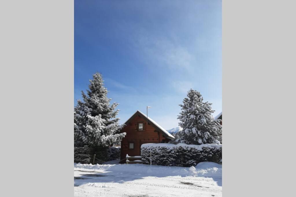 Maison De Bois Finlandaise Au Pied Des Pistes Bolquere Pyrenees 2000 エクステリア 写真