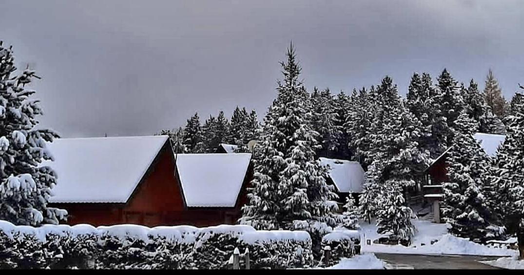 Maison De Bois Finlandaise Au Pied Des Pistes Bolquere Pyrenees 2000 エクステリア 写真